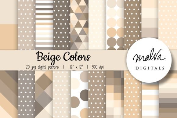 Download Beige Colors Geometric Patterns - Beige Collection